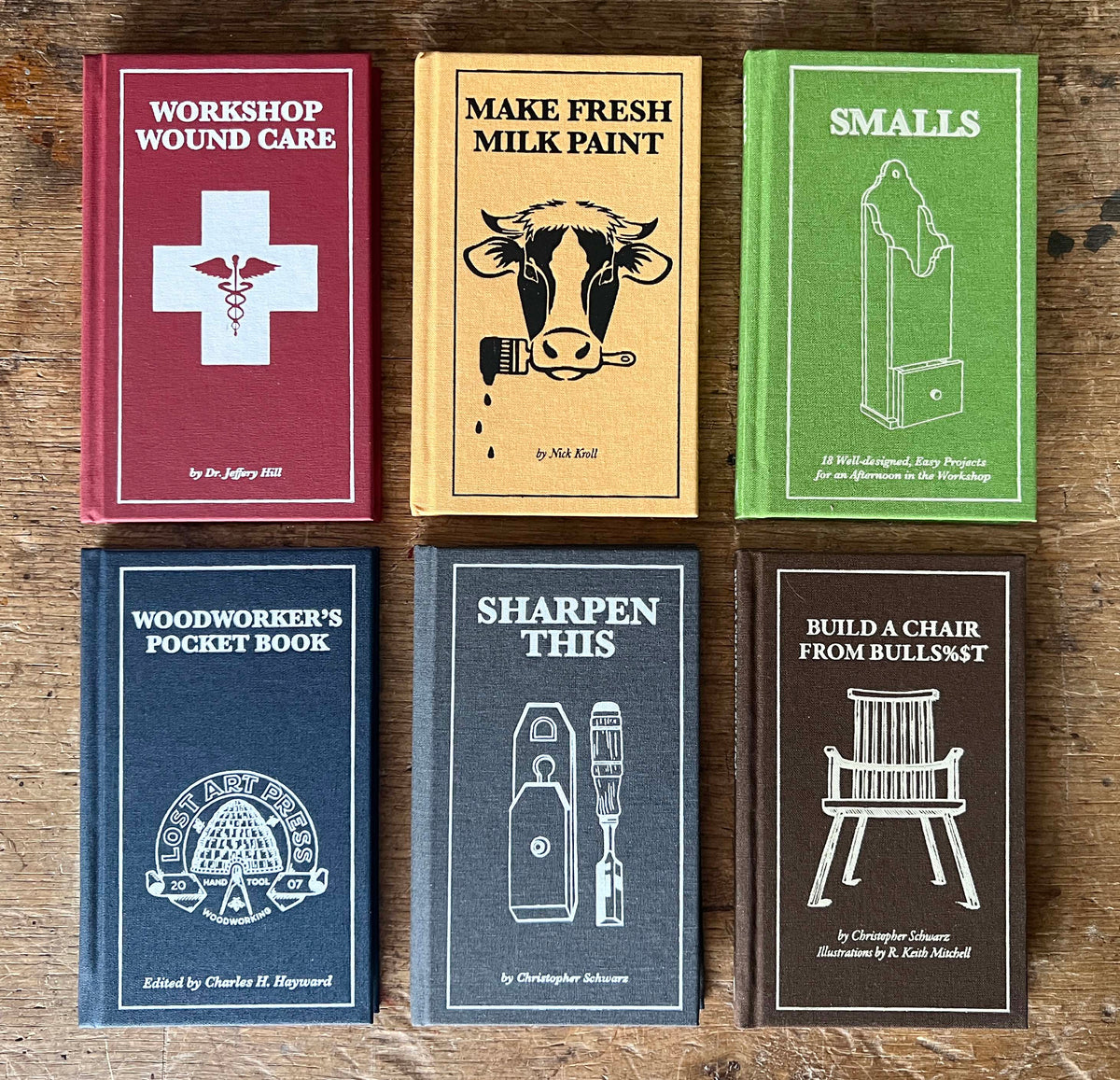 The Full Set of 6 Lost Art Press Pocket Books