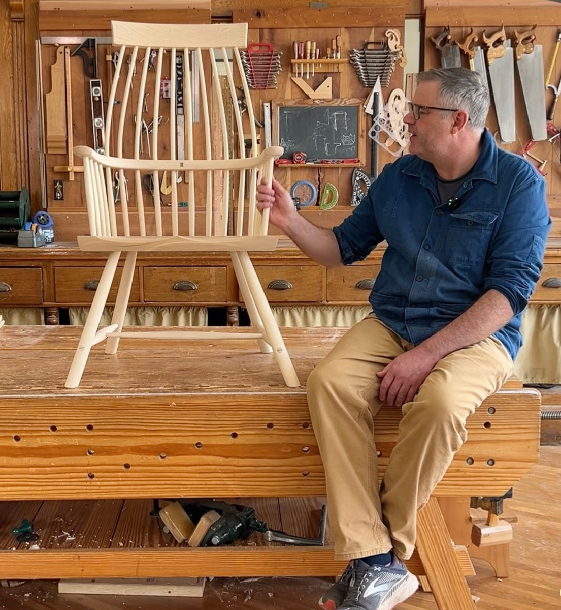 Build a Welsh Lobsterpot Chair with Chris Williams – Lost Art Press