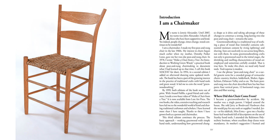 Make a Chair from a Tree: Third Edition