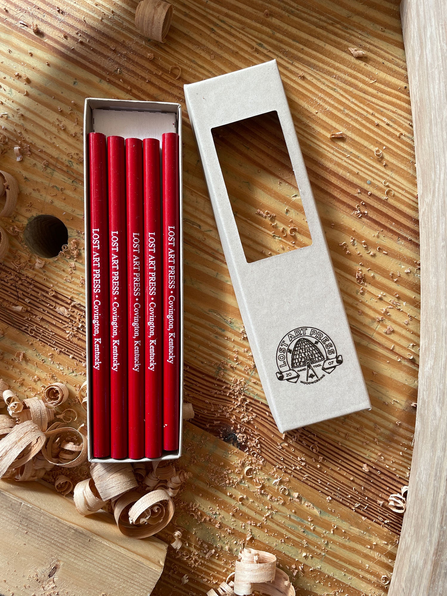 Two Cherries Carpenter Pencils – Lost Art Press